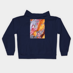 Tree Bark colours Kids Hoodie